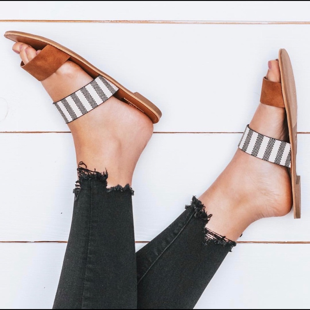 Well on your way slide on sandals